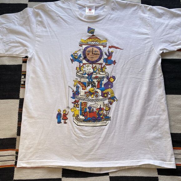 Vintage FAO Schwarz Fifth Avenue Graphic Tee Shirt. XL. Single Stitch. Cotton. - Picture 6 of 15